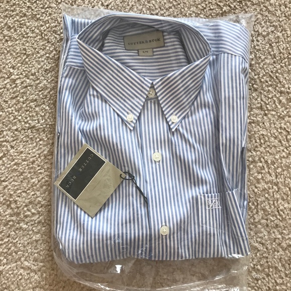 Cutter & Buck Premium Fabric Button-Up Dress Shirt - Picture 2 of 2